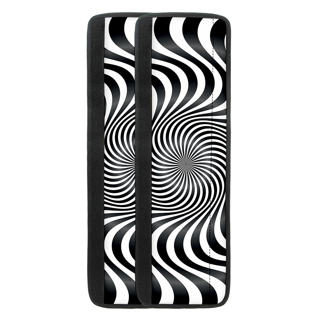 Black And White Illusory Motion Print Refrigerator Handle Covers