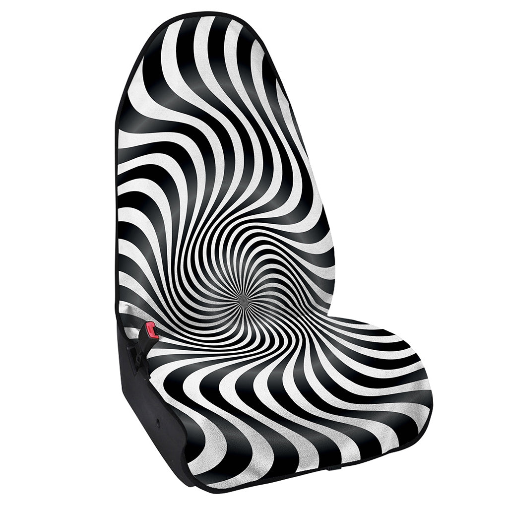 Black And White Illusory Motion Print Waterproof Car Seat Cover