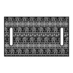 Black And White Indian Elephant Print Golf Cart Seat Cover