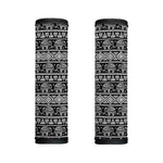 Black And White Indian Elephant Print Handle Covers