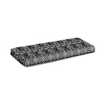 Black And White Indian Elephant Print Piano Keyboard Cover