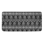 Black And White Indian Elephant Print Towel