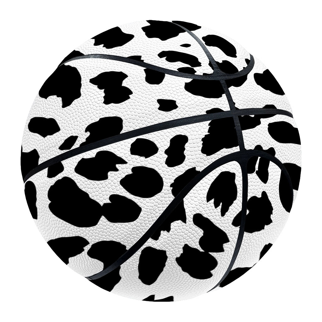 Black And White Jaguar Pattern Print Basketball