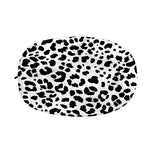 Black And White Jaguar Pattern Print Car Side Mirror Covers