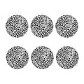 Black And White Jaguar Pattern Print Coaster Set