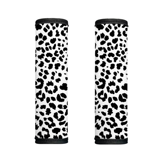 Black And White Jaguar Pattern Print Handle Covers
