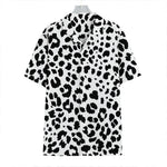Black And White Jaguar Pattern Print Hawaiian Shirt