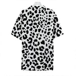 Black And White Jaguar Pattern Print Hawaiian Shirt