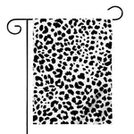 Black And White Jaguar Pattern Print House Flag