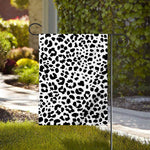 Black And White Jaguar Pattern Print House Flag