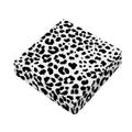 Black And White Jaguar Pattern Print Outdoor Seat Cushion Cover