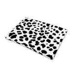 Black And White Jaguar Pattern Print Pet Cooling Mat Cover