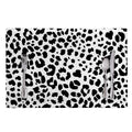 Black And White Jaguar Pattern Print Placemat