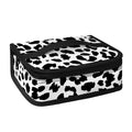 Black And White Jaguar Pattern Print Small Lunch Bag