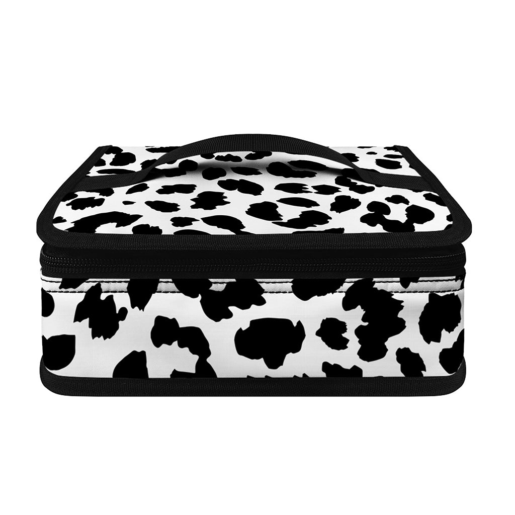 Black And White Jaguar Pattern Print Small Lunch Bag