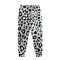 Black And White Jaguar Pattern Print Sweatpants