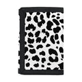 Black And White Jaguar Pattern Print Trifold Wallet