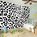 Black And White Jaguar Pattern Print Wall Sticker