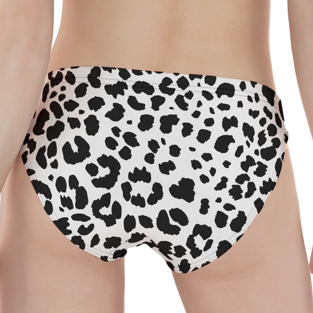 Black And White Jaguar Pattern Print Women's Panties