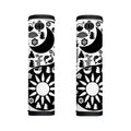 Black And White Japanese Yin Yang Print Handle Covers