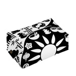 Black And White Japanese Yin Yang Print Rectangle Tissue Box Cover
