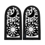 Black And White Japanese Yin Yang Print Skillet Handle Cover