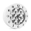 Black And White Jellyfish Pattern Print Alarm Clock