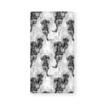 Black And White Jellyfish Pattern Print Baby Crib Sheet