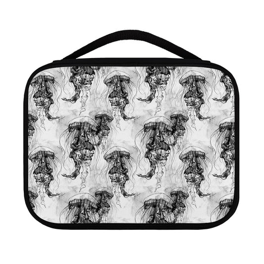 Black And White Jellyfish Pattern Print Classic Bible Case