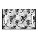 Black And White Jellyfish Pattern Print Golf Cart Seat Cover
