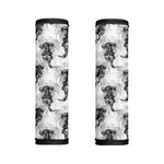 Black And White Jellyfish Pattern Print Handle Covers