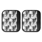 Black And White Jellyfish Pattern Print Handle Covers