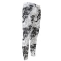Black And White Jellyfish Pattern Print Men's Compression Pants