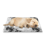Black And White Jellyfish Pattern Print Pet Cooling Mat Cover