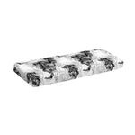 Black And White Jellyfish Pattern Print Piano Keyboard Cover