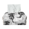 Black And White Jellyfish Pattern Print Rectangle Tissue Box Cover