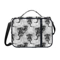 Black And White Jellyfish Pattern Print Shoulder Strap Bible Bag