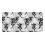 Black And White Jellyfish Pattern Print Towel