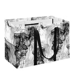 Black And White Jellyfish Pattern Print Utility Tote Bag
