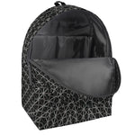 Black And White Kaleidoscope Print Backpack