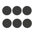 Black And White Kaleidoscope Print Coaster Set