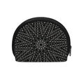Black And White Kaleidoscope Print Coin Purse
