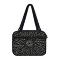 Black And White Kaleidoscope Print Double Strap Bible Bag