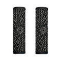 Black And White Kaleidoscope Print Handle Covers
