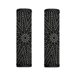 Black And White Kaleidoscope Print Handle Covers