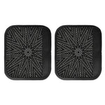 Black And White Kaleidoscope Print Handle Covers