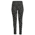 Black And White Kaleidoscope Print High-Waisted Pocket Leggings