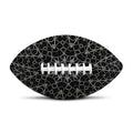 Black And White Kaleidoscope Print Rugby Ball