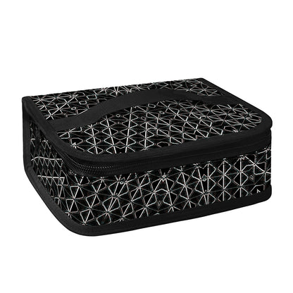 Black And White Kaleidoscope Print Small Lunch Bag