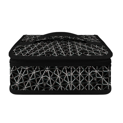 Black And White Kaleidoscope Print Small Lunch Bag